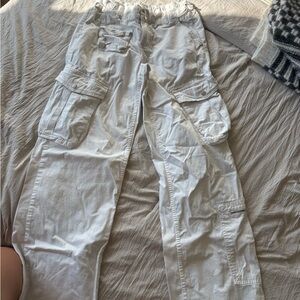 Garage White Casual Pants